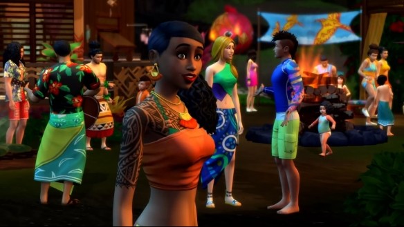 《模拟人生4：海岛生活 The Sims 4: Island Living》中文版豪华版百度云迅雷下载