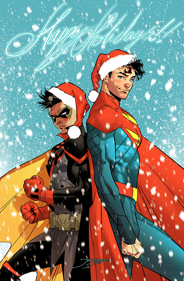 知名画师绘制DC漫画圣诞贺图公开