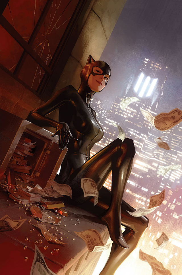 「蝙蝠侠：杀戮时光」第一期猫女变体封面公开