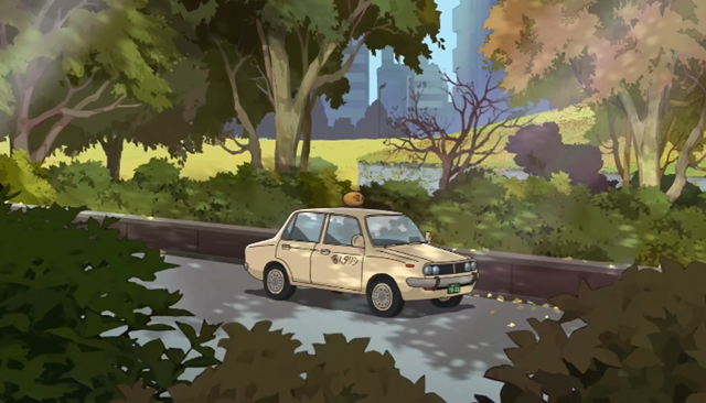 动画电影「奇巧计程车 In The Woods」公开主视觉图与宣传PV